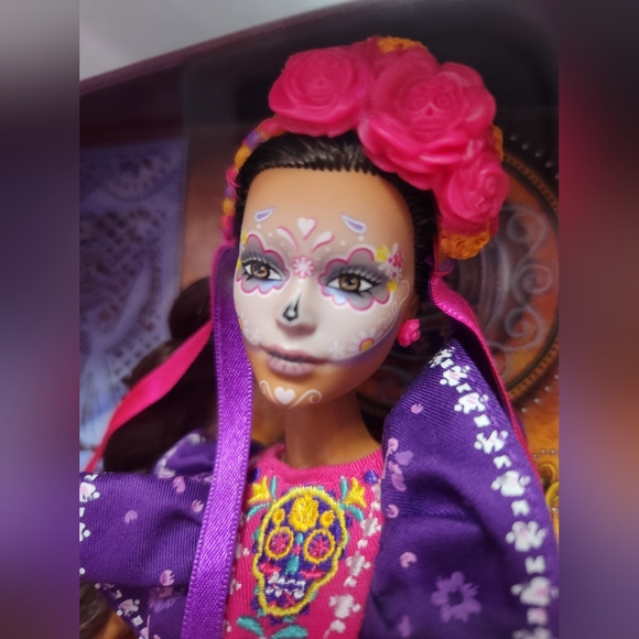 Dia De Muertos Barbie Doll - Picture 2 of 5